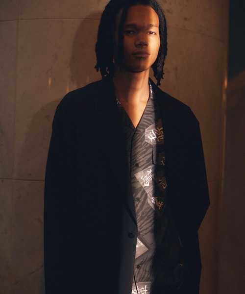 しまよし リボン付きフラワーレース切り替えブラウス