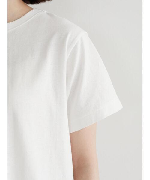 Green　Parks（グリーンパークス）の「プリントロゴTシャツ（Tシャツ/カットソー・レディース・オフホワイト/ブラック/イエロー・FREE）」の4枚目の写真