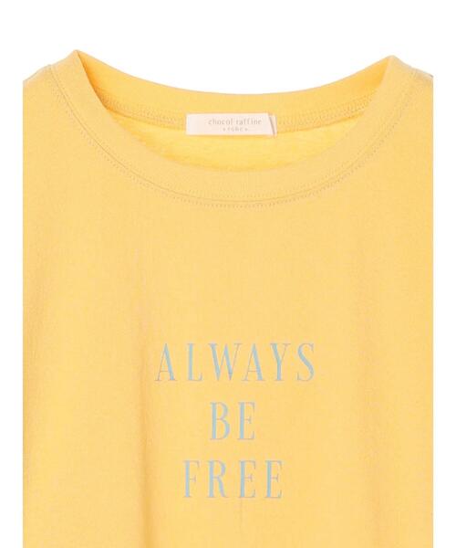 Green　Parks（グリーンパークス）の「プリントロゴTシャツ（Tシャツ/カットソー・レディース・オフホワイト/ブラック/イエロー・FREE）」の15枚目の写真