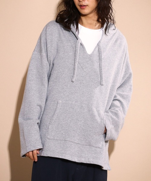 MexiPa(メキパ)の「MexiPa Sweat Mexican Parker 22-011-MP-8200-1(パーカー・メンズ・ネイビー/グレー・SMALL/MEDIUM)」の2枚目の写真