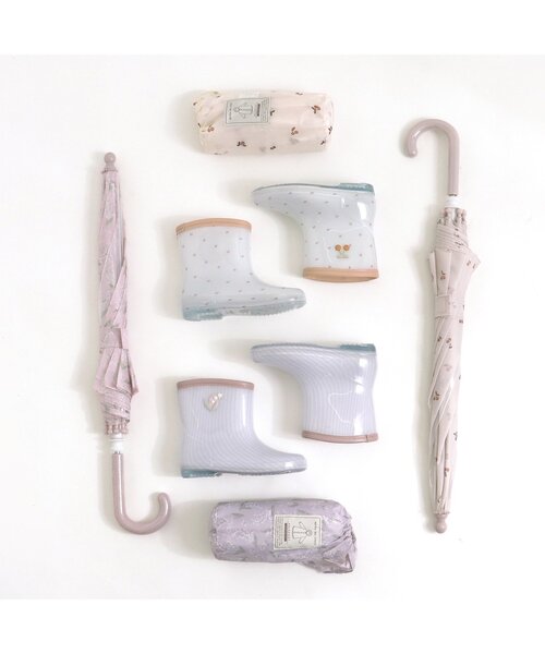 apres les cours(アプレレクール)の「GIRLSレインシューズ(すずらん・さくらんぼ)(レインシューズ・キッズ・ドット/ピンク・19/14/17/16/18/15 )」の4枚目の写真