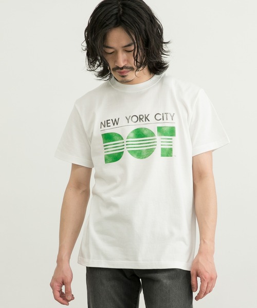 GOOD ROCK SPEED（グッドロックスピード）の「『WEB限定』GOOD ROCK SPEED　NYC DOT PRINT T-SHIRTS（Tシャツ/カットソー・メンズ・ホワイト・MEDIUM/LARGE/X-LARGE）」の10枚目の写真