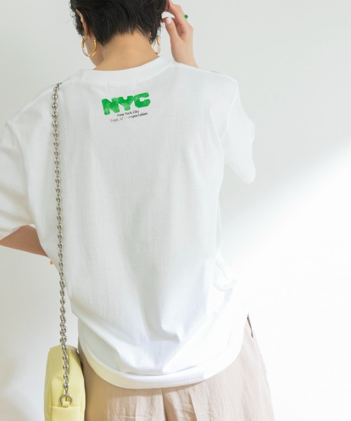 GOOD ROCK SPEED（グッドロックスピード）の「『WEB限定』GOOD ROCK SPEED　NYC DOT PRINT T-SHIRTS（Tシャツ/カットソー・メンズ・ホワイト・MEDIUM/LARGE/X-LARGE）」の15枚目の写真