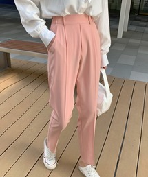 Diosfront | センタープレステーパードスラックスパンツ(スラックス)