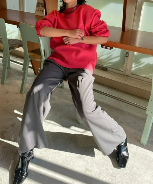 AIC.（エーアイシー）の「スポンジニットオーバーサイズトップス（ニット/セーター・レディース・ブラック/ピンク/ブルー/グリーン/ライトブルー/ライトグリーン/オレンジ・FREE）」の21枚目の写真