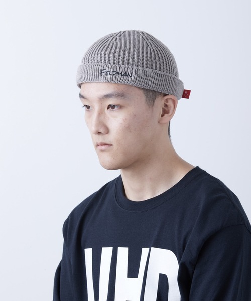 venicew ニットビーニー　リバーシブル　目 VIS ニット帽 ニットキャップ ニットビーニー レディース