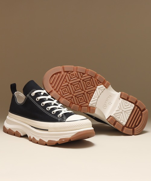 CONVERSE（コンバース）の「CONVERSE ALL STAR 100 TREKWAVE OX / コンバース オールスター 100 トレックウエーブ OX（スニーカー・メンズ・ブラック・24.0cm/28.0cm/23.5cm/27.5cm/27.0cm/25.5cm/23.0cm/25.0cm/29.0cm/26.5cm/24.5cm/30.0cm/26.0cm）」の4枚目の写真