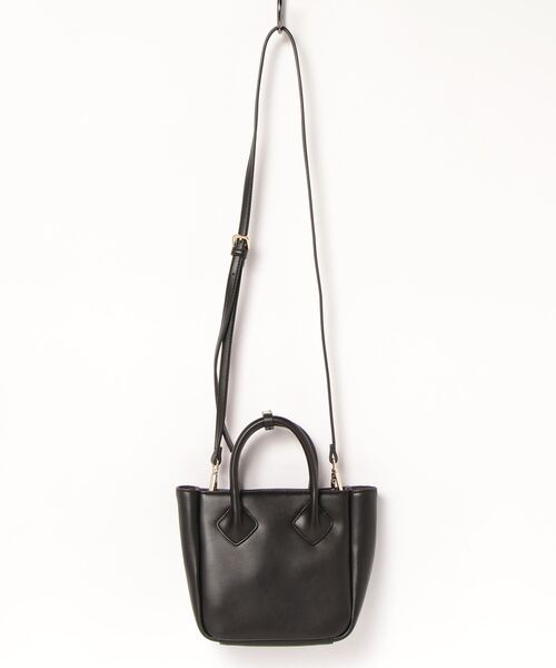 artemis by DIANA（アルテミスバイダイアナ）の「ストラップ付き2WAYスクエア型ミニトート（ハンドバッグ・レディース・ブラック/ベージュ/イエロー/グリーン/オレンジ・FREE）」の13枚目の写真