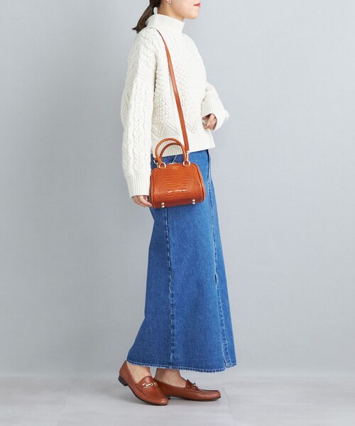 SHIPS（シップス）の「〈洗濯機可能〉11.5oz デニムタイトスカート◇（デニムスカート・レディース・ネイビー/ブルー・SMALL/MEDIUM/LARGE）」の17枚目の写真