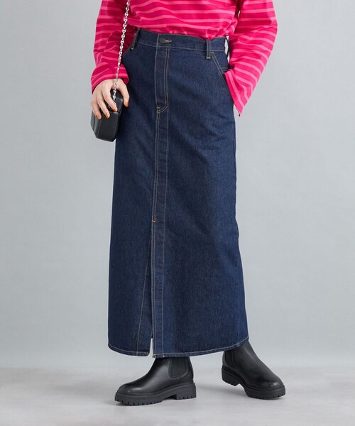 SHIPS（シップス）の「〈洗濯機可能〉11.5oz デニムタイトスカート