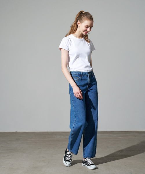 Levi's（リーバイス）の「Levi's/リーバイス BAGGY DAD（デニムパンツ・レディース・インディゴブルー/グレー/ダークインディゴブルー/ライトインディゴブルー/ブルー/ブラック・25inch/27inch/28inch/26inch/24inch/23inch/24/30/23/30）」の18枚目の写真