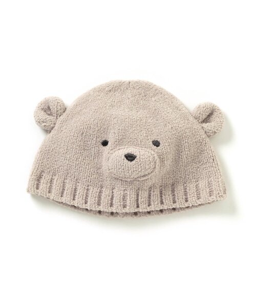 apres les cours(アプレレクール)の「ふわもこアニマルベビー帽子(その他ベビーウェア・キッズ・ピンク/ベージュ・48/46)」の2枚目の写真