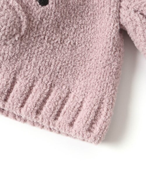 apres les cours(アプレレクール)の「ふわもこアニマルベビー帽子(その他ベビーウェア・キッズ・ピンク/ベージュ・48/46)」の9枚目の写真