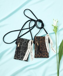 【SALON de RUBAN / サロン ド ルヴァン】 レオパード ミニショルダーバッグ