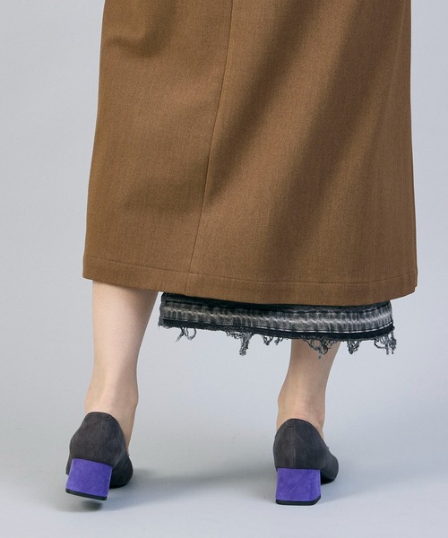 Mode et Jacomo（モードエジャコモ）の「バックルスクエアトゥパンプス（パンプス・レディース・ブラック系その他6/その他5/ブルーグレー/グレー系その他7・23.5cm/24cm/24.5cm/23cm/22.5cm）」の9枚目の写真