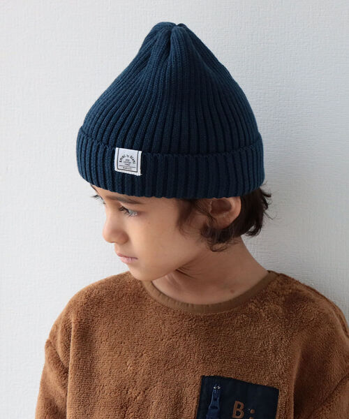 B:MING by BEAMS(ビーミングバイビームス)の「B:MING by BEAMS / リブ ワッチキャップ(ニットキャップ/ビーニー・キッズ・レッド系その他2/ブルー系その他/ベージュ/オリーブ/イエロー系その他5/ネイビー/グリーン・LARGE/MEDIUM)」の4枚目の写真