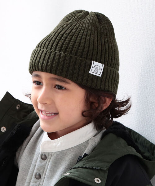 B:MING by BEAMS(ビーミングバイビームス)の「B:MING by BEAMS / リブ ワッチキャップ(ニットキャップ/ビーニー・キッズ・レッド系その他2/ブルー系その他/ベージュ/オリーブ/イエロー系その他5/ネイビー/グリーン・LARGE/MEDIUM)」の3枚目の写真