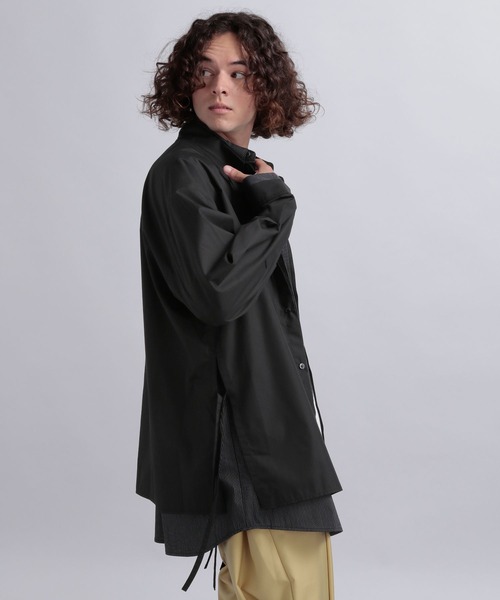 HARE(ハレ)の「レイヤードストライプシャツ(HARE)(シャツ/ブラウス・メンズ・ブラック/ブルー・FREE)」の5枚目の写真