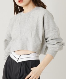 Chico | ショート丈無地スウェット(スウェット)