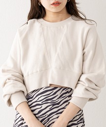 Chico | ショート丈無地スウェット(スウェット)