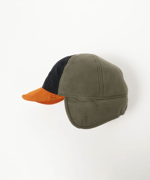 こども ビームス（コドモビームス）の「THE NORTH FACE / キッズ キャンベル フリース キャップ 22（キャップ・キッズ・ブラック/オリーブ・ONE SIZE）」の7枚目の写真