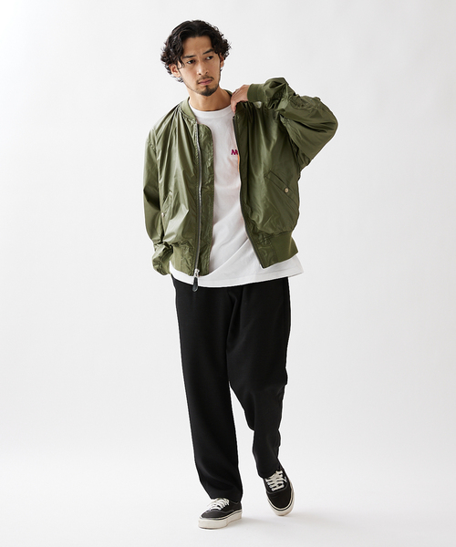 JOURNAL STANDARD（ジャーナルスタンダード）の「カラー MA-1（MA-1・メンズ・ブラック/グレー/カーキ/グリーン・MEDIUM/LARGE）」の12枚目の写真