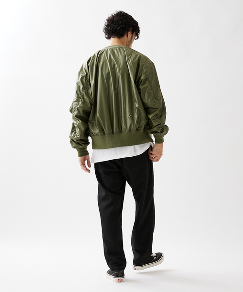 JOURNAL STANDARD（ジャーナルスタンダード）の「カラー MA-1（MA-1・メンズ・ブラック/グレー/カーキ/グリーン・MEDIUM/LARGE）」の14枚目の写真