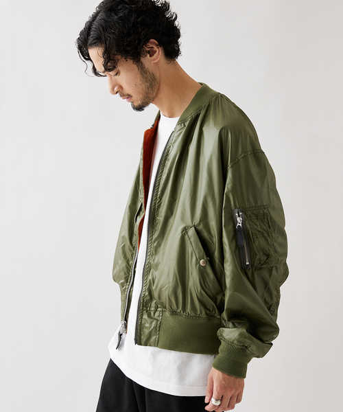 JOURNAL STANDARD（ジャーナルスタンダード）の「カラー MA-1（MA-1・メンズ・ブラック/グレー/カーキ/グリーン・MEDIUM/LARGE）」の18枚目の写真