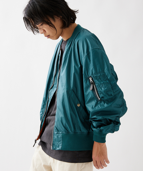 JOURNAL STANDARD（ジャーナルスタンダード）の「カラー MA-1（MA-1・メンズ・ブラック/グレー/カーキ/グリーン・MEDIUM/LARGE）」の22枚目の写真