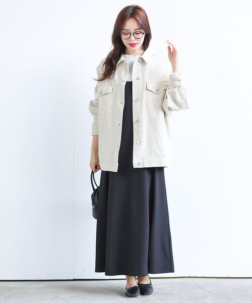 rps(アールピーエス)の「ウェーブストライプメロープルオーバー(Tシャツ/カットソー・レディース・ブラック/ブラウン/グリーン/アイボリー/ブルー/グレイッシュベージュ/ミント・フリー)」の12枚目の写真