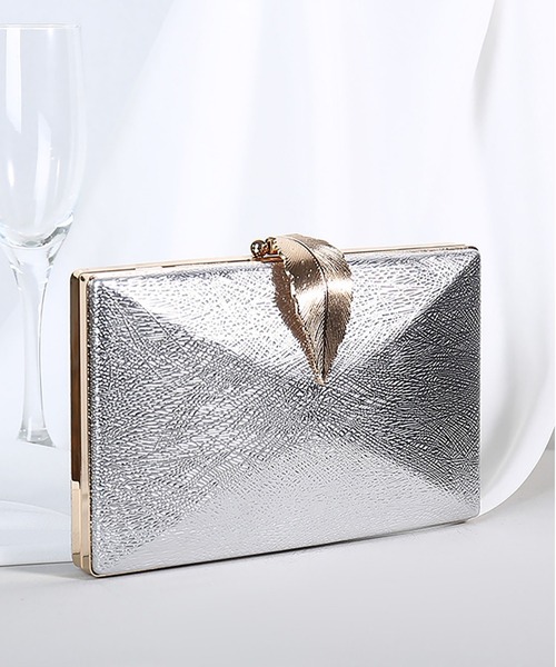 LOPASS(ロパス)の「パーティーバッグ 結婚式バッグ クラッチバッグ(クラッチバッグ・レディース・ブラック/シルバー/ゴールド・FREE)」の1枚目の写真