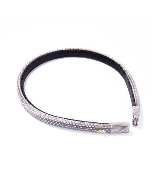 IRIS47（イリスフォーセブン）の「【IRIS 47】trick head band HB22 ※（カチューシャ・レディース・グレー/ブラック・FREE）」の8枚目の写真