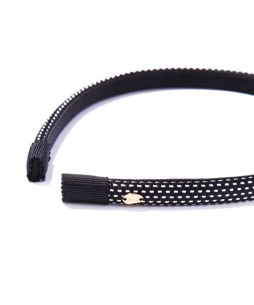 IRIS47（イリスフォーセブン）の「【IRIS 47】trick head band HB22 ※（カチューシャ・レディース・グレー/ブラック・FREE）」の5枚目の写真