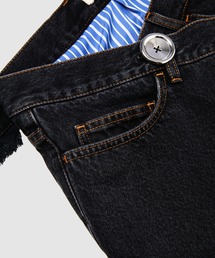 Meryll Rogge（メリル ロッゲ）の「DENIM WRAP MINI SKIRT W/SHIRTING
