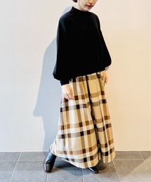 one way | チェック柄ボリュームスカート(スカート)