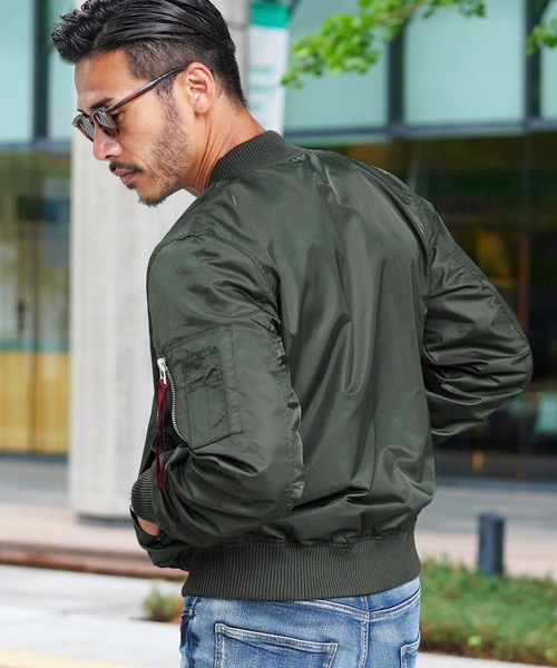 jiggys shop（ジギーズショップ）の「ヘビーツイル裏タフタ MA-1 ジャケット（MA-1・メンズ・ブラック/カーキ・MEDIUM/LARGE/X-LARGE）」の17枚目の写真