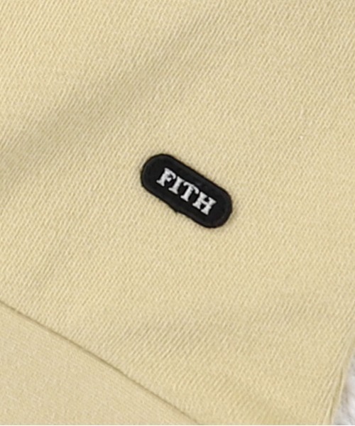 FITH(フィス)の「エアリー裏毛×ケーブルジャガード レイヤード 長袖 スウェット(スウェット・キッズ・グリーン/グレー/ホワイト/ブラック・100/120/90/110/80)」の9枚目の写真