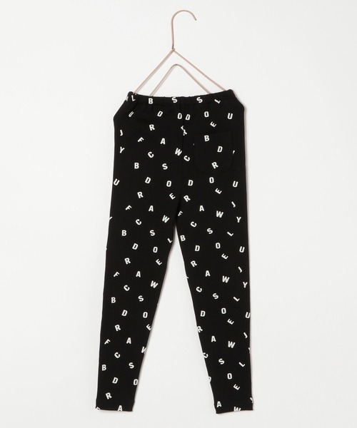 LOWRYS FARM（ローリーズファーム）の「プリントレギンス　170611（レギンス/スパッツ・キッズ・ブラック/カーキ/モカ・100cm/110cm/120cm/130cm）」の5枚目の写真