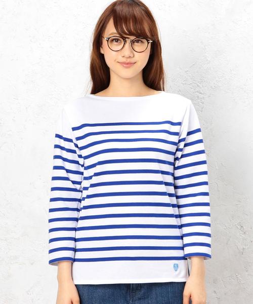 ORCIVAL（オーシバル）の「ORCIVAL（オーシバル）MARINE BOR プルオーバー（Tシャツ/カットソー・レディース・ロイヤルブルー・フリー）」の3枚目の写真