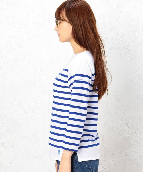 ORCIVAL（オーシバル）の「ORCIVAL（オーシバル）MARINE BOR プルオーバー（Tシャツ/カットソー・レディース・ロイヤルブルー・フリー）」の4枚目の写真