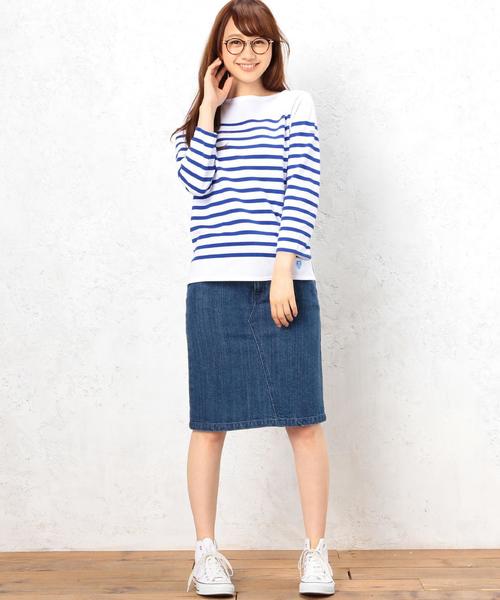 ORCIVAL（オーシバル）の「ORCIVAL（オーシバル）MARINE BOR プルオーバー（Tシャツ/カットソー・レディース・ロイヤルブルー・フリー）」の5枚目の写真