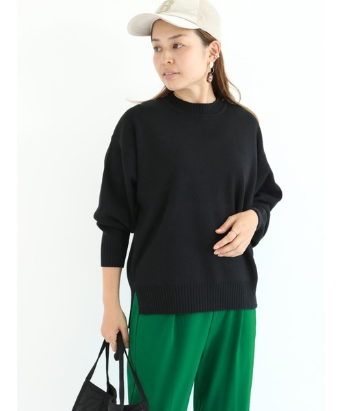 Lugnoncure（ルノンキュール）の「クルーネックニット（ニット/セーター・レディース・グレー/ブルー/ブラック/イエロー・ﾌﾘ-）」の13枚目の写真