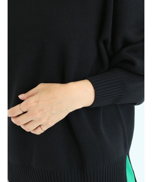 Lugnoncure（ルノンキュール）の「クルーネックニット（ニット/セーター・レディース・グレー/ブルー/ブラック/イエロー・ﾌﾘ-）」の22枚目の写真