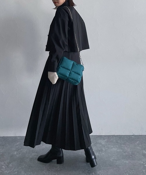 PAGEBOY（ページボーイ）の「SETUPショートシャツ（シャツ/ブラウス・レディース・オフホワイト/ブラック/ミント・FREE）」の18枚目の写真