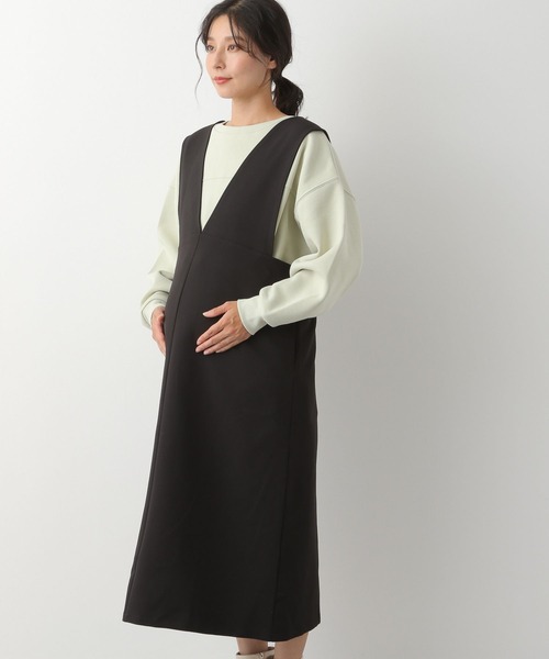 LEPSIM（レプシィム）の「マタニティ／フカＶジャンスカ　169469（マタニティウェア/グッズ・レディース・ブラウン/ブラック・FREE）」の7枚目の写真