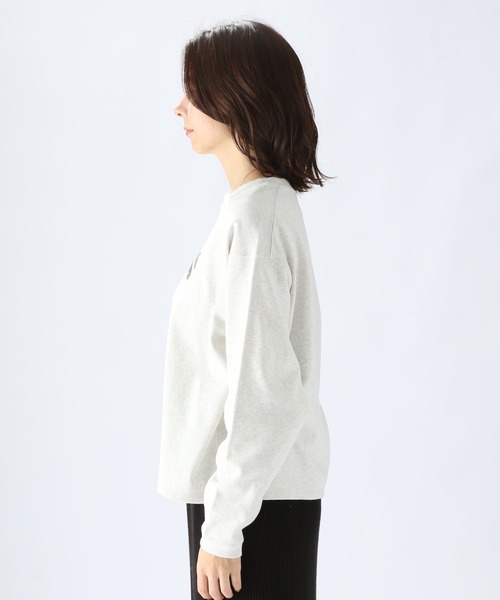 niko and...(ニコアンド)の「起毛アソートロゴロンT(Tシャツ/カットソー・レディース・パープル/ナチュラル/ピンク/オフホワイト/ホワイト・MEDIUM/LARGE)」の18枚目の写真