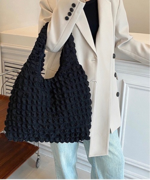 Burner（バーナー）の「【OKUOKU　0909】しぼりトートバッグ　oku-bag-685563590153-16（トートバッグ・レディース・A/C/B/D・FREE）」の2枚目の写真