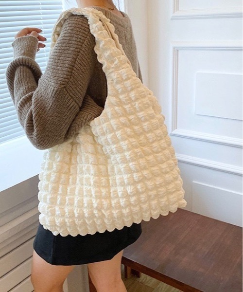 Burner（バーナー）の「【OKUOKU　0909】しぼりトートバッグ　oku-bag-685563590153-16（トートバッグ・レディース・A/C/B/D・FREE）」の3枚目の写真