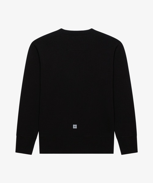 GIVENCHY（ジバンシイ）の「Slim-fit sweatshirt in GIVENCHY College embroidered fleece（スウェット・メンズ・ブラック・SMALL/MEDIUM/LARGE/X-LARGE/X-SMALL）」の3枚目の写真