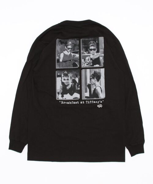 sunny branch（サニーブランチ）の「★ Radio Days ★AUDREY HEPBURN（Tシャツ/カットソー・レディース・ブラック/ホワイト・MEDIUM/LARGE/X-LARGE）」の3枚目の写真